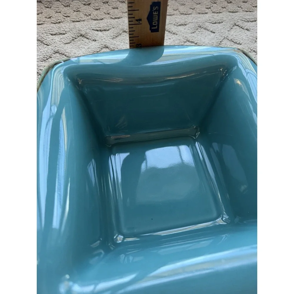 Southern Living at Home Tuscan Everyday Square Baking Dish Teal Turquoise 9 Inch